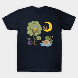 Mond am See T-Shirt